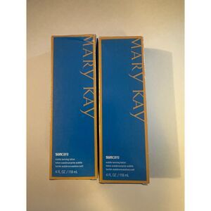 2 Mary Kay Suncare Subtle Tanning Lotion 4oz Tube New In Box Discontinued 049423